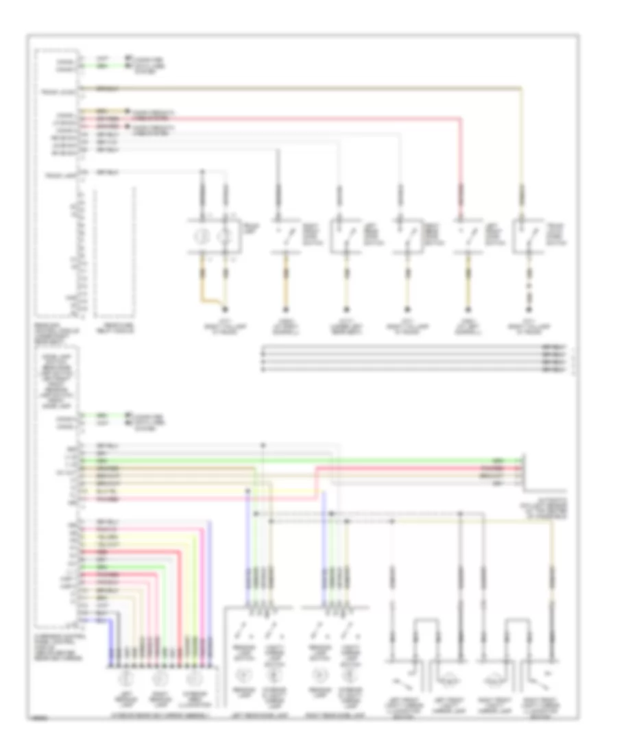 Interior Lights Wiring Diagram 1 of 4 for Mercedes Benz S500 2002