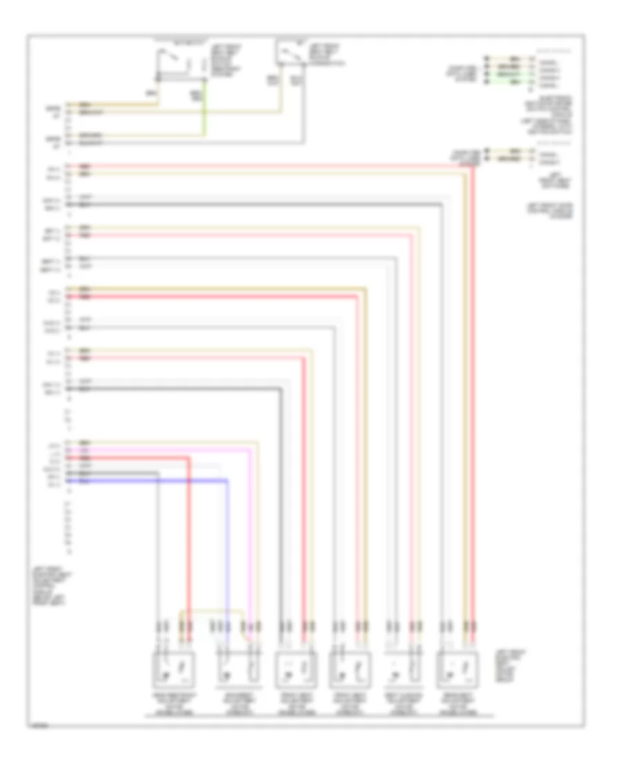 Driver s Memory Seat Wiring Diagram 1 of 2 for Mercedes Benz S500 2002