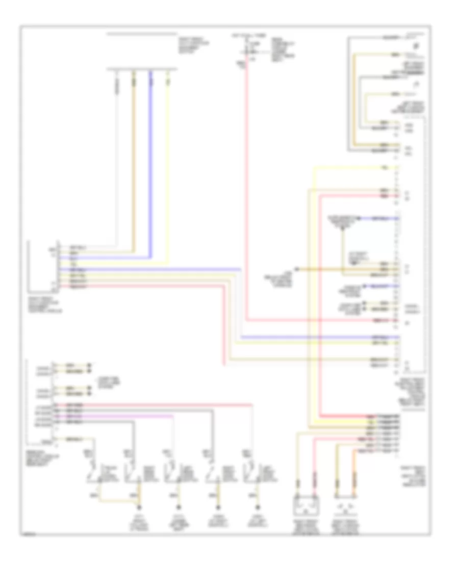 Passengers Memory Seat Wiring Diagram (2 of 2) for Mercedes-Benz S500 2002