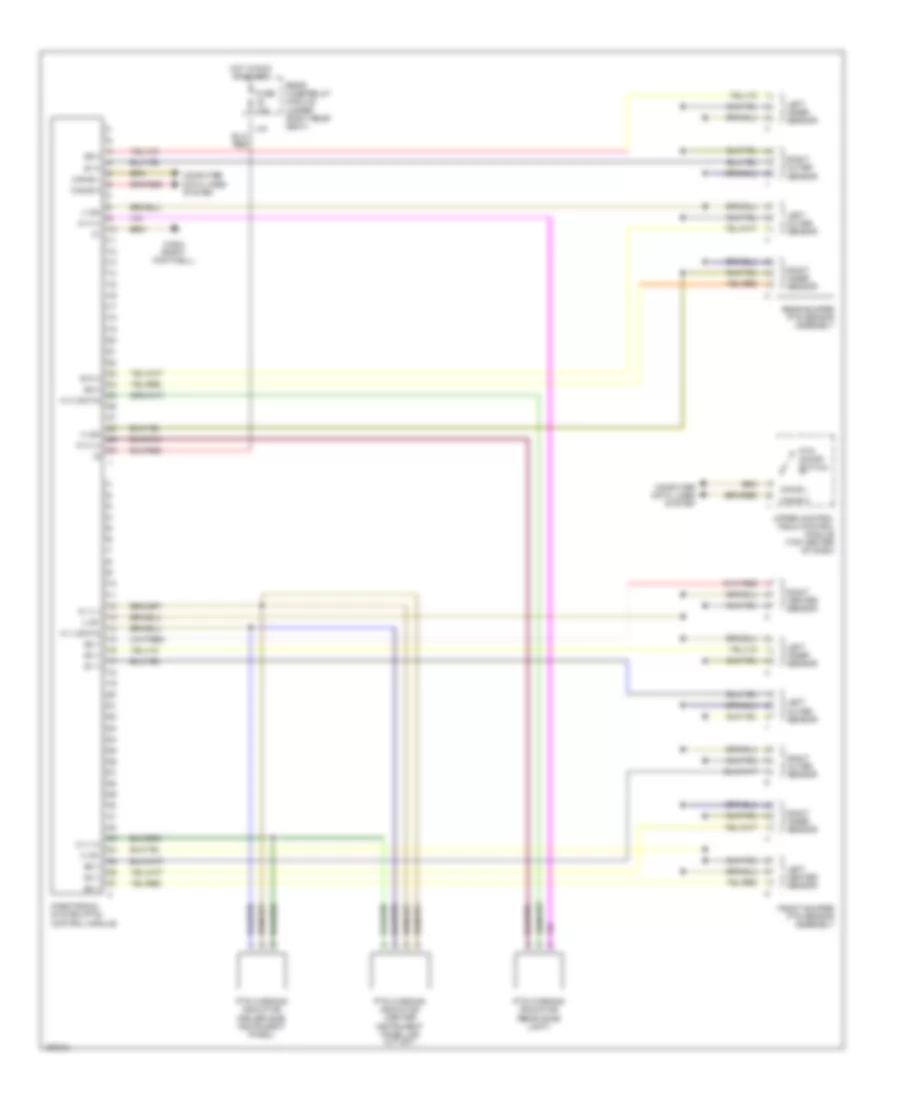 Parktronic Wiring Diagram for Mercedes Benz S500 2002