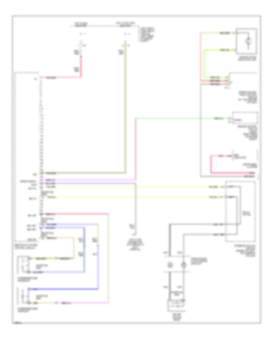 Supplemental Restraints Wiring Diagram 1 of 2 for Mercedes Benz S500 2002