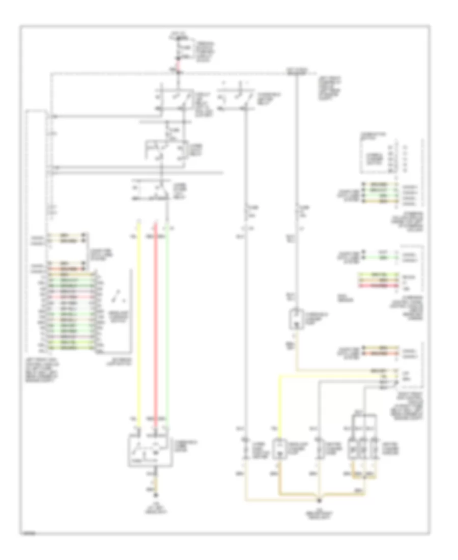 WiperWasher Wiring Diagram for Mercedes-Benz S500 2002