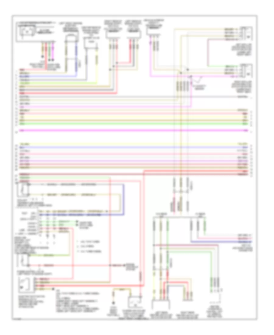 Automatic AC Wiring Diagram (2 of 3) for Mercedes-Benz S350 2013