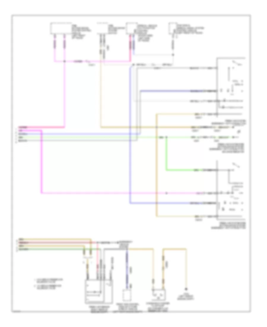 Fresh Air Emergency System Wiring Diagram (2 of 2) for Mercedes-Benz S350 2013