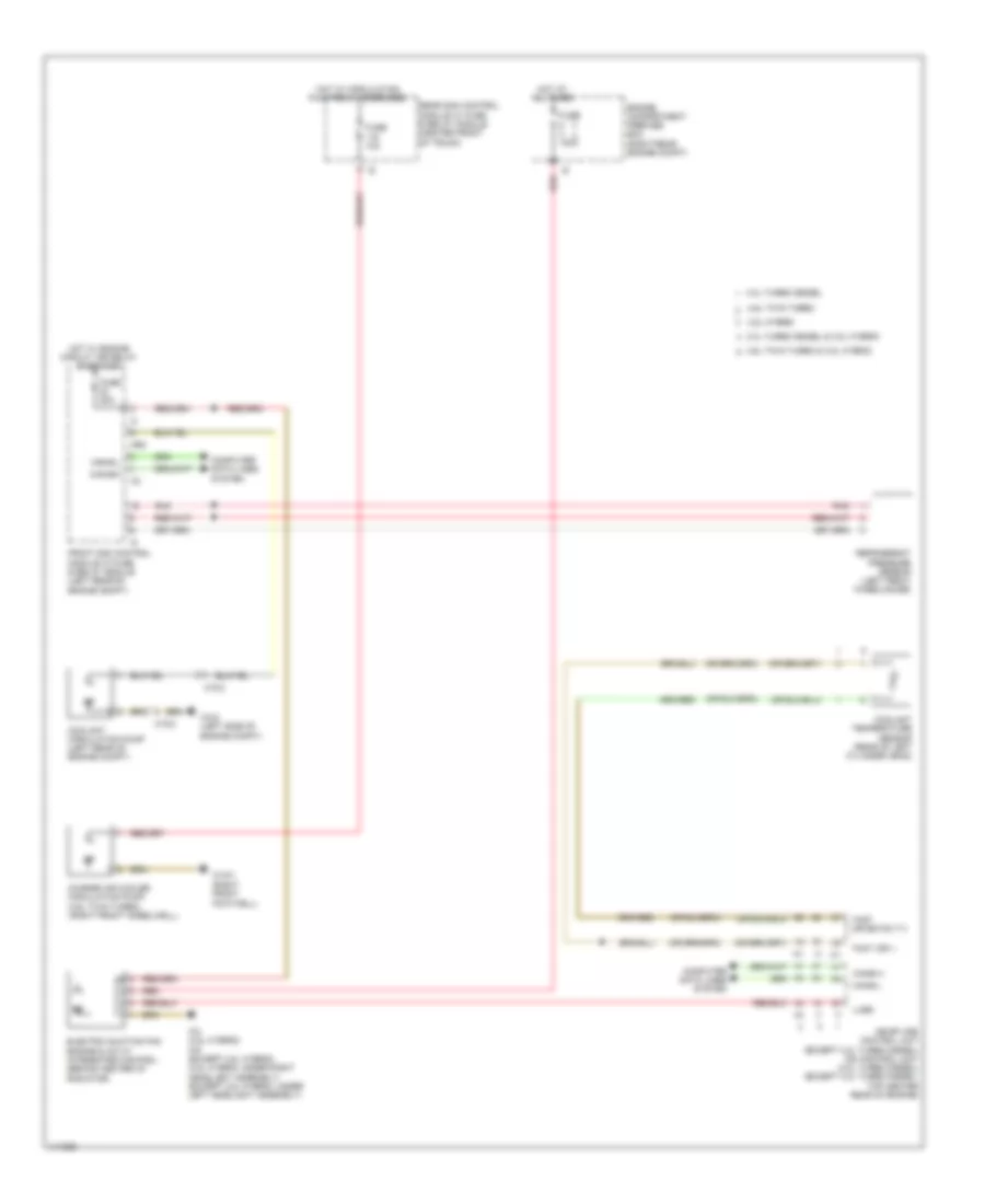 Cooling Fan Wiring Diagram for Mercedes Benz S350 2013
