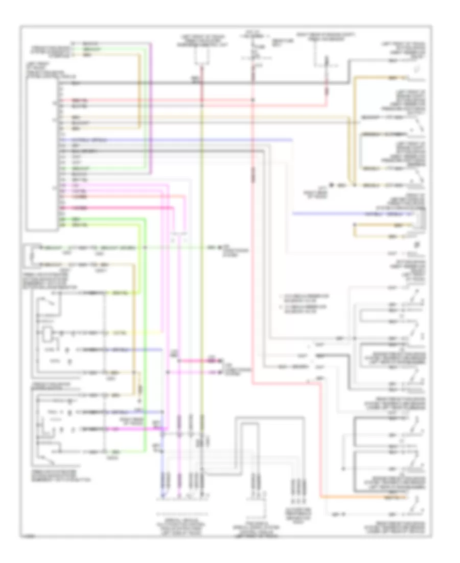 Fire Suppression Wiring Diagram for Mercedes-Benz S350 2013