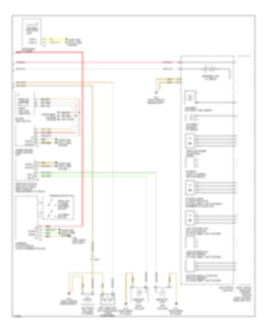 Headlights Wiring Diagram (2 of 2) for Mercedes-Benz S350 2013