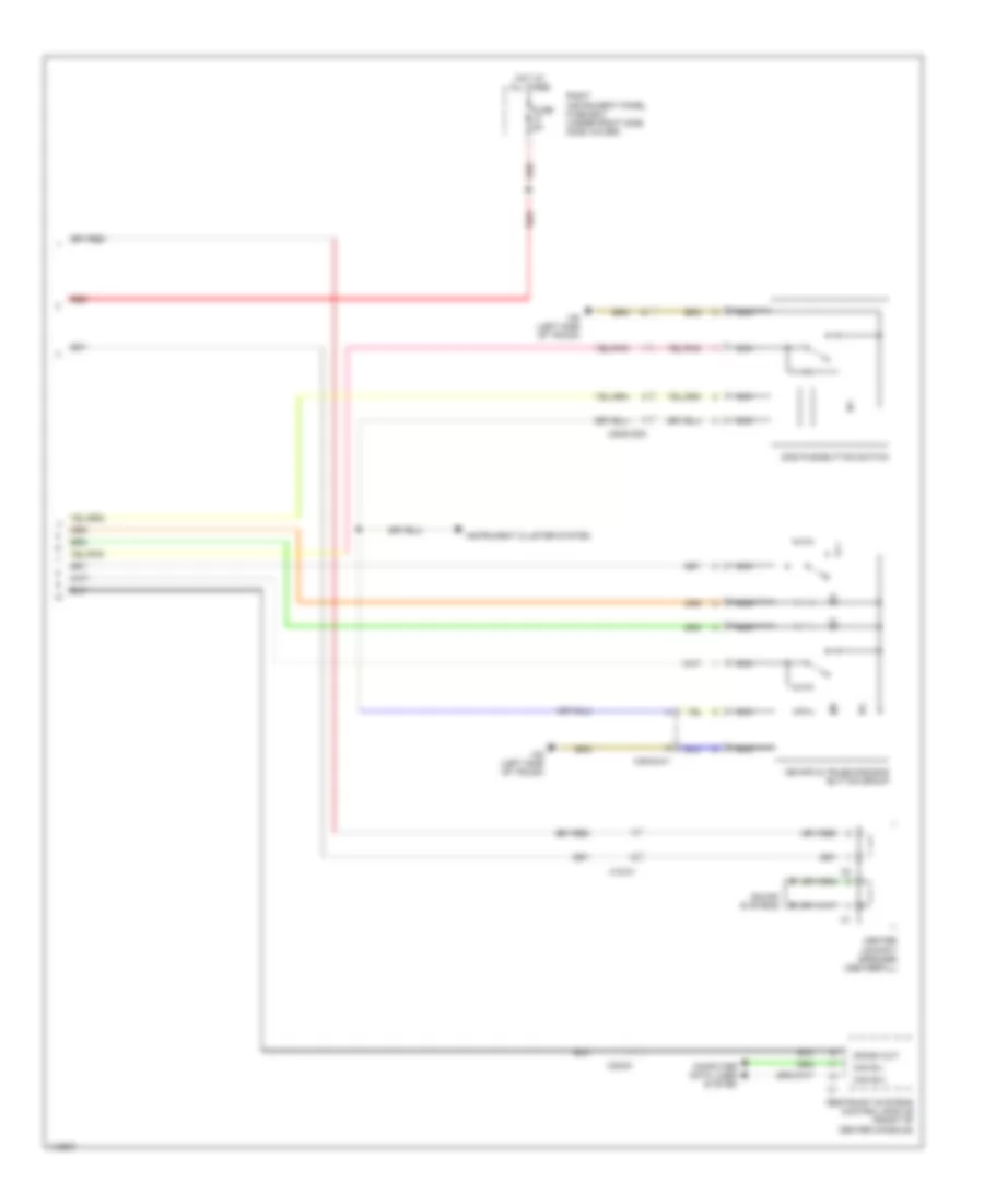 Emergency Call Wiring Diagram (2 of 2) for Mercedes-Benz S350 2013