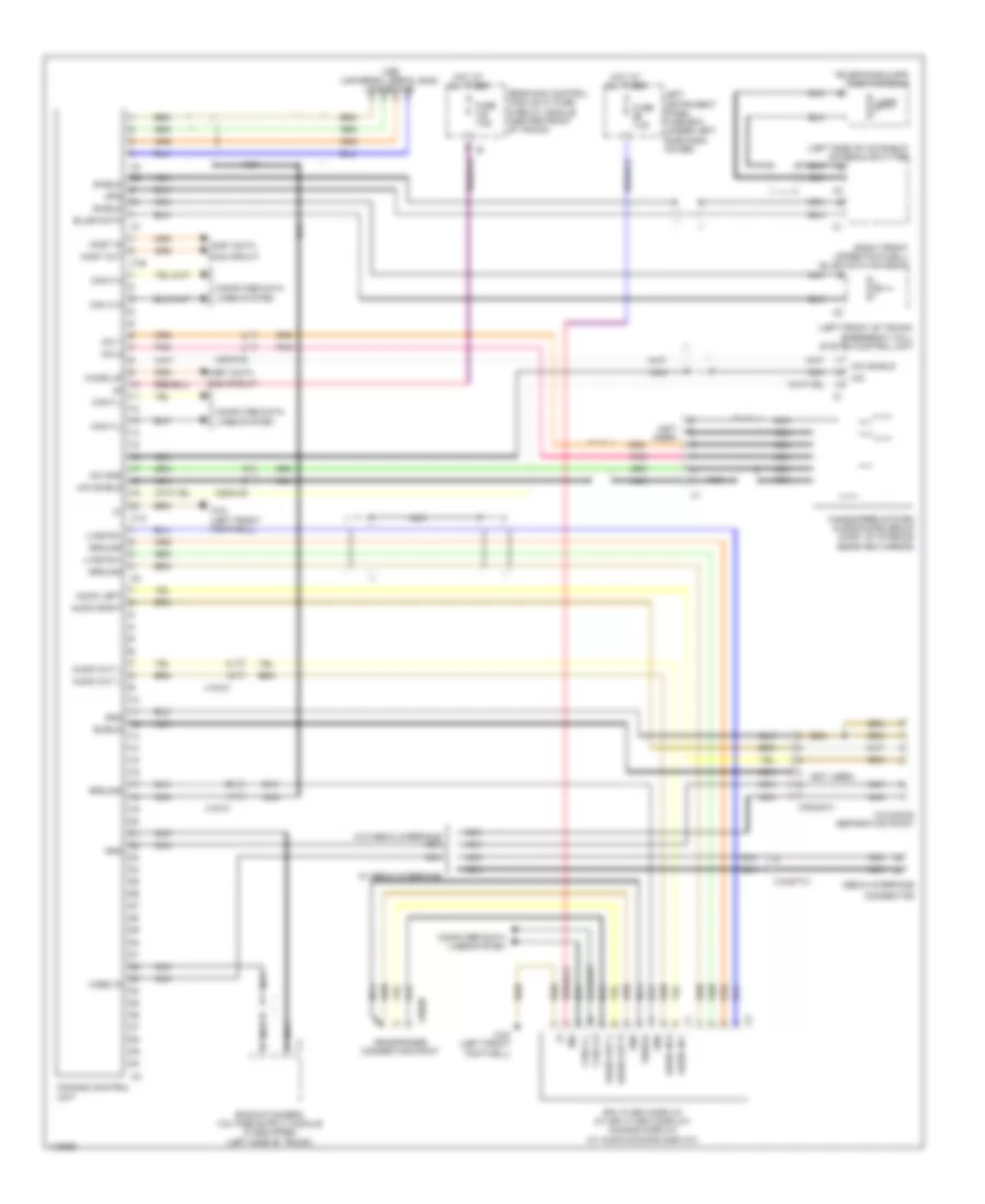 COMAND Actuation Wiring Diagram for Mercedes Benz S350 2013