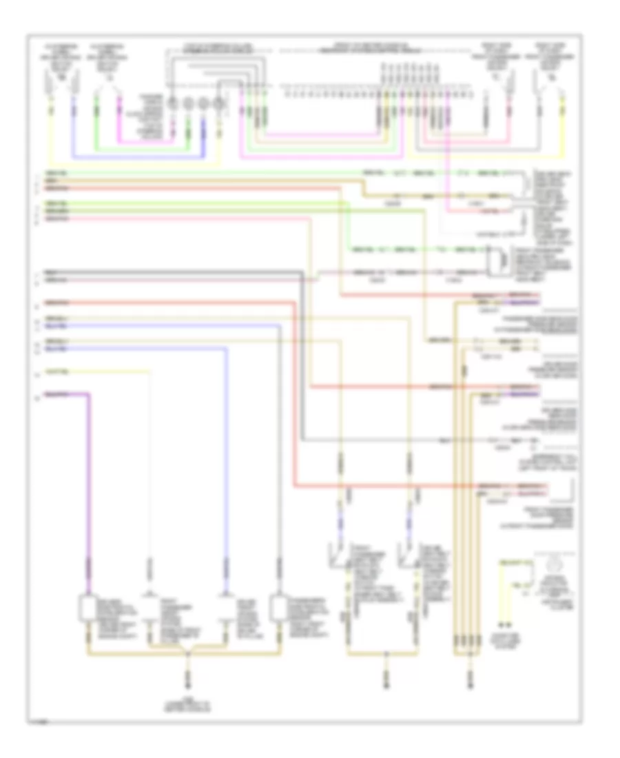 Supplemental Restraint Wiring Diagram (2 of 2) for Mercedes-Benz S350 2013