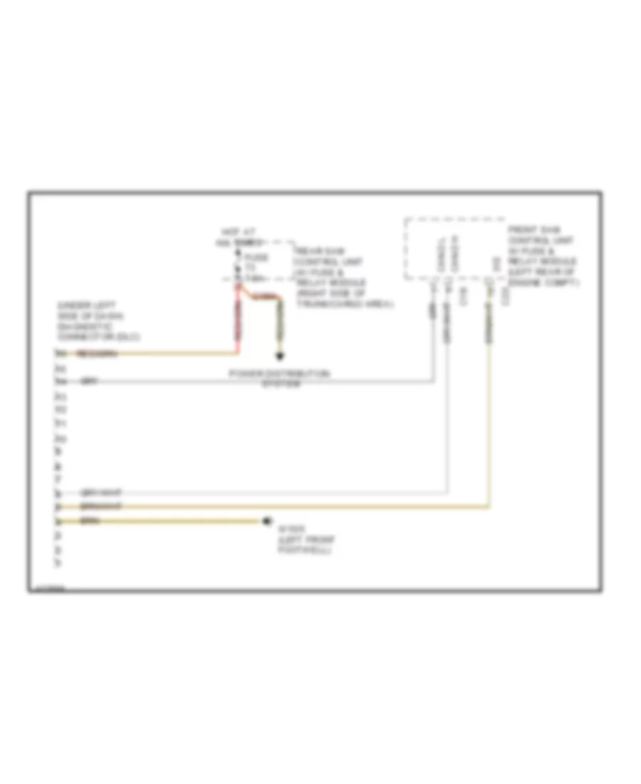 Data Link Connector Wiring Diagram for Mercedes Benz C250 Sport 2013