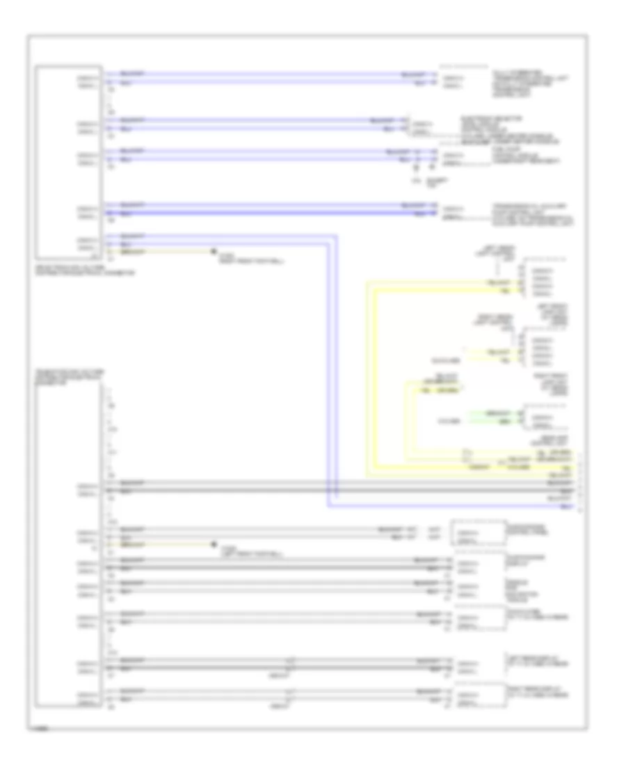 High Low Bus Wiring Diagram 1 of 4 for Mercedes Benz C250 Sport 2013