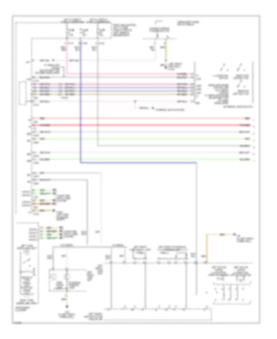 Exterior Lamps Wiring Diagram 1 of 3 for Mercedes Benz C250 Sport 2013