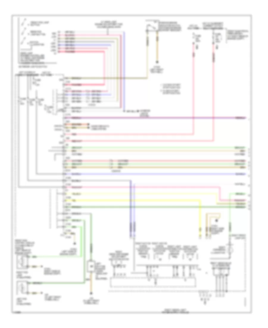 Headlights Wiring Diagram with Xenon Lamps 1 of 2 for Mercedes Benz C250 Sport 2013