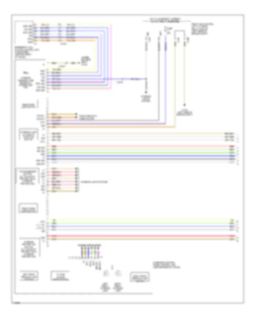 Overhead Console Wiring Diagram with Sunroof 1 of 2 for Mercedes Benz C250 Sport 2013