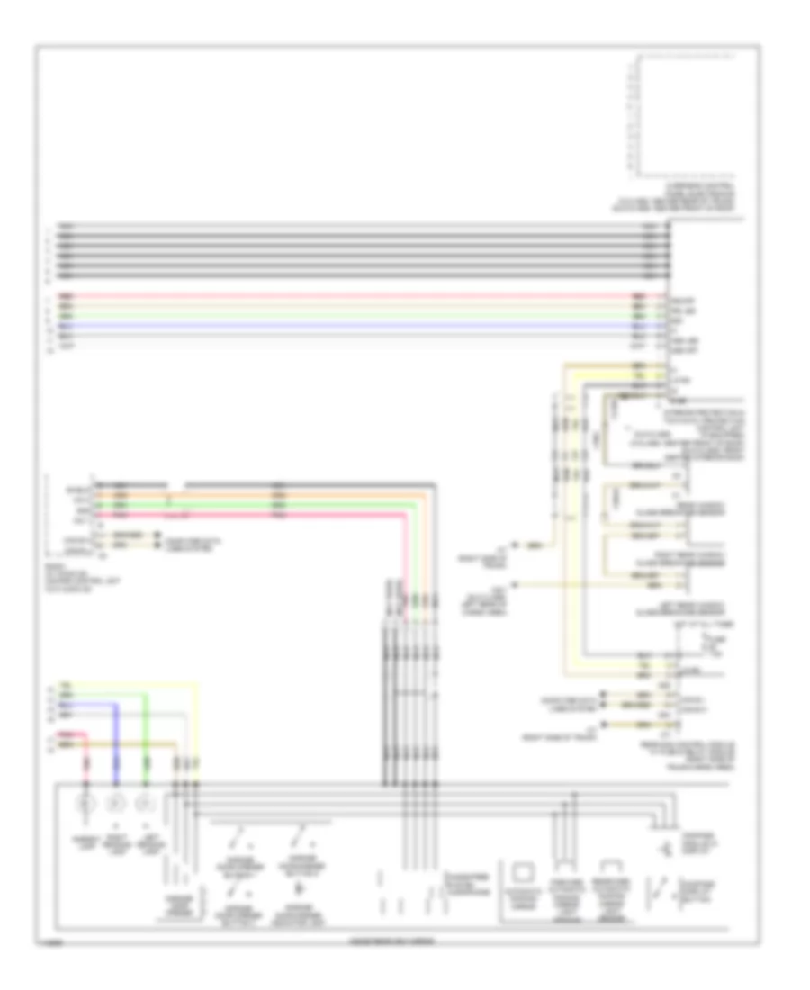 Overhead Console Wiring Diagram without Sunroof 2 of 2 for Mercedes Benz C250 Sport 2013