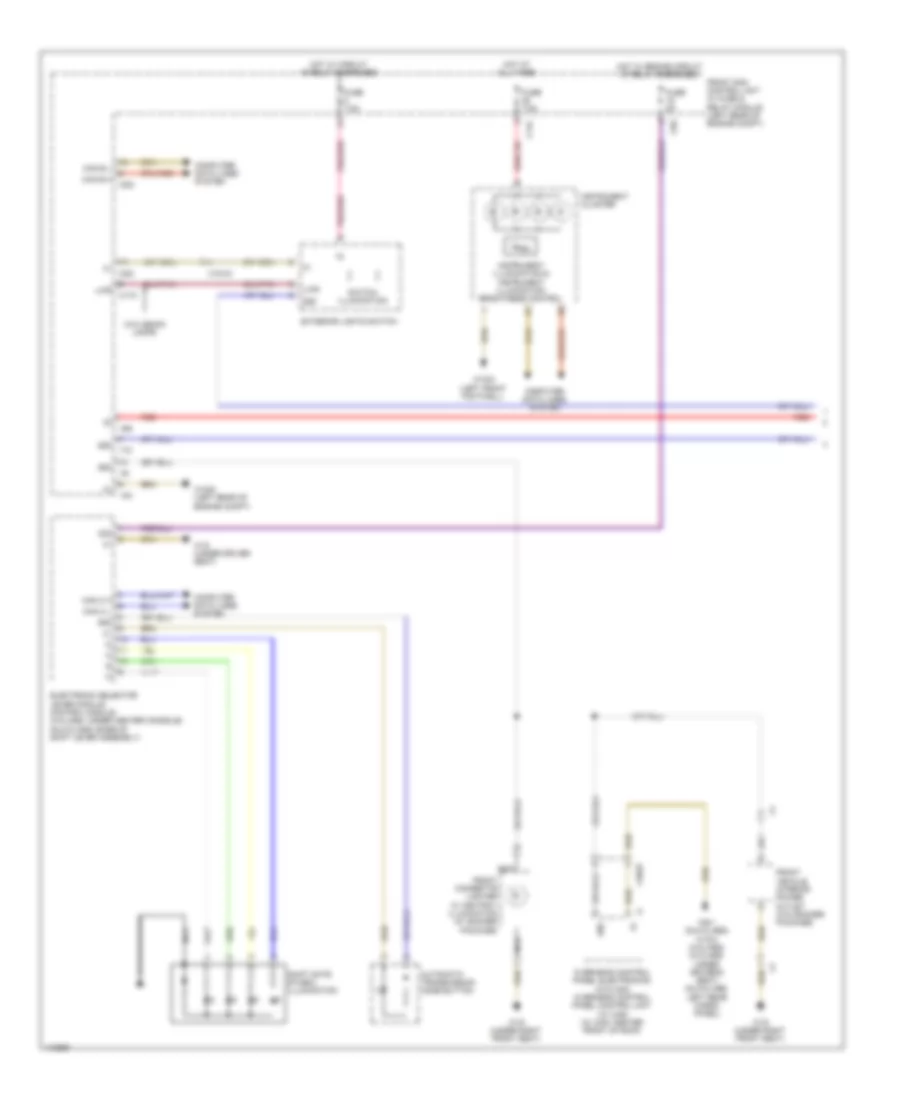 Instrument Illumination Wiring Diagram 1 of 2 for Mercedes Benz C250 Sport 2013