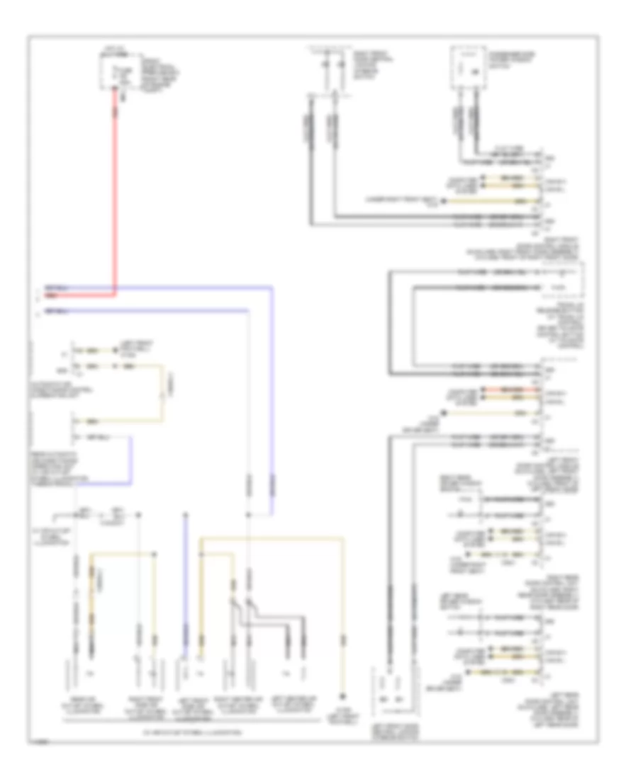 Instrument Illumination Wiring Diagram 2 of 2 for Mercedes Benz C250 Sport 2013