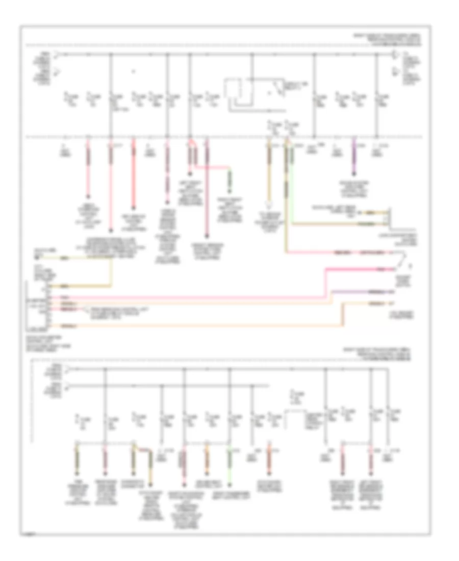 Power Distribution Wiring Diagram 3 of 5 for Mercedes Benz C250 Sport 2013