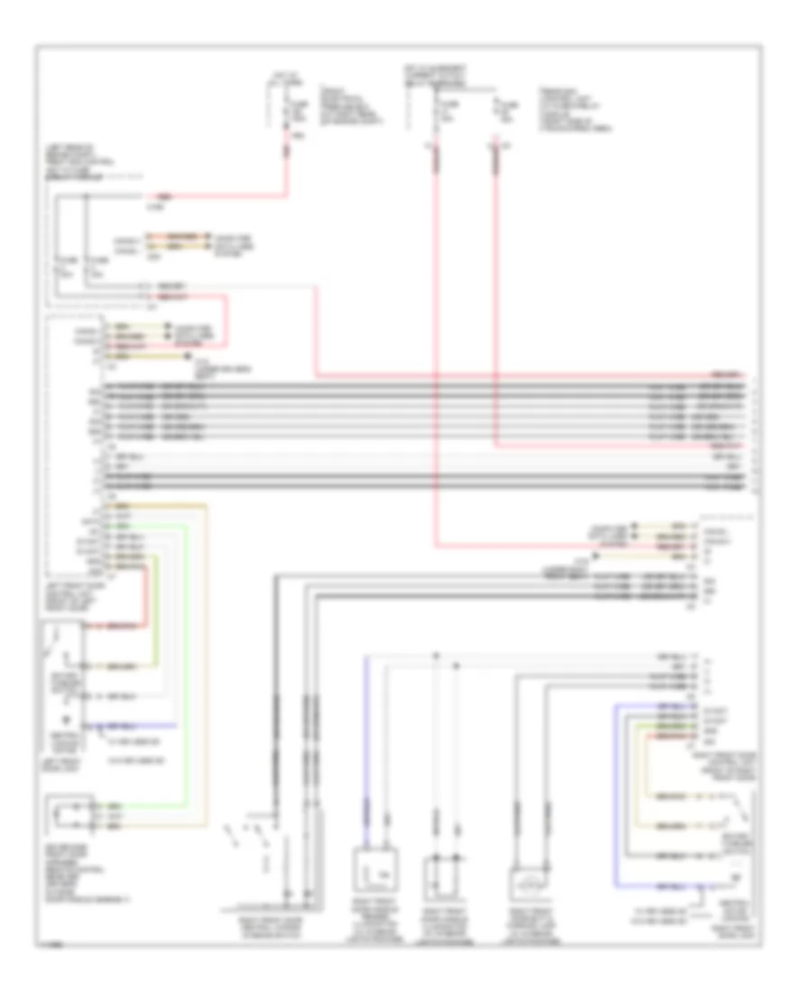 Automatic Door Locks Wiring Diagram 1 of 2 for Mercedes Benz C250 Sport 2013