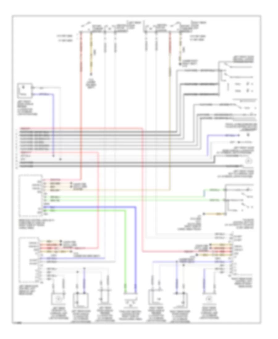 Automatic Door Locks Wiring Diagram 2 of 2 for Mercedes Benz C250 Sport 2013