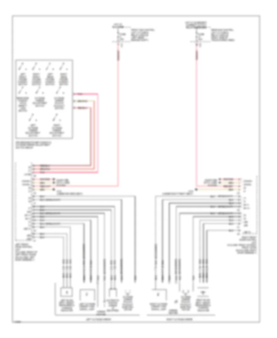 Fold back Mirrors Wiring Diagram for Mercedes Benz C250 Sport 2013