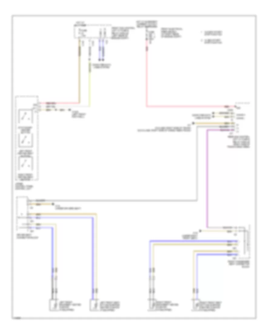 Heated Seats Wiring Diagram for Mercedes Benz C250 Sport 2013