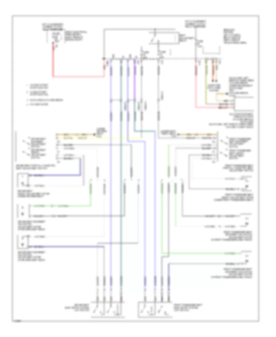 Power Seat Wiring Diagram with Partially Electric Seat Adjustment for Mercedes Benz C250 Sport 2013