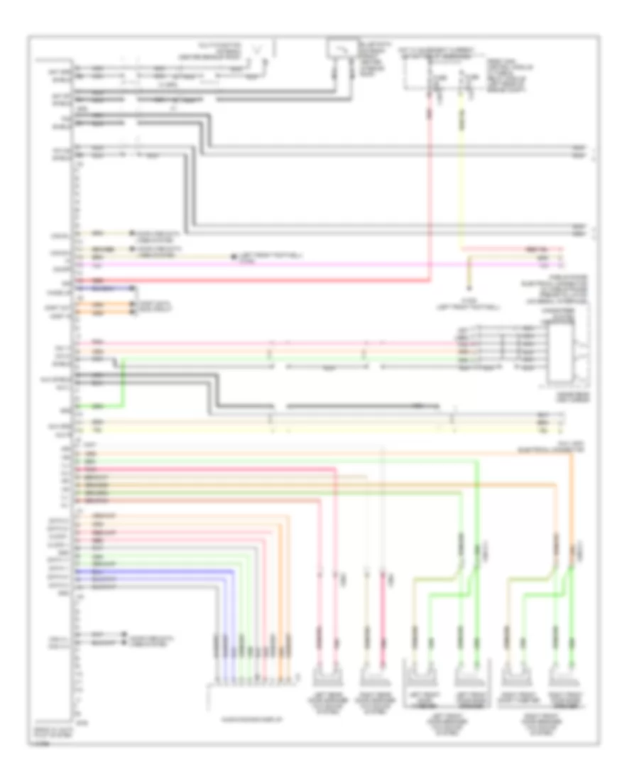 Auto Pilot System Wiring Diagram 1 of 2 for Mercedes Benz C250 Sport 2013