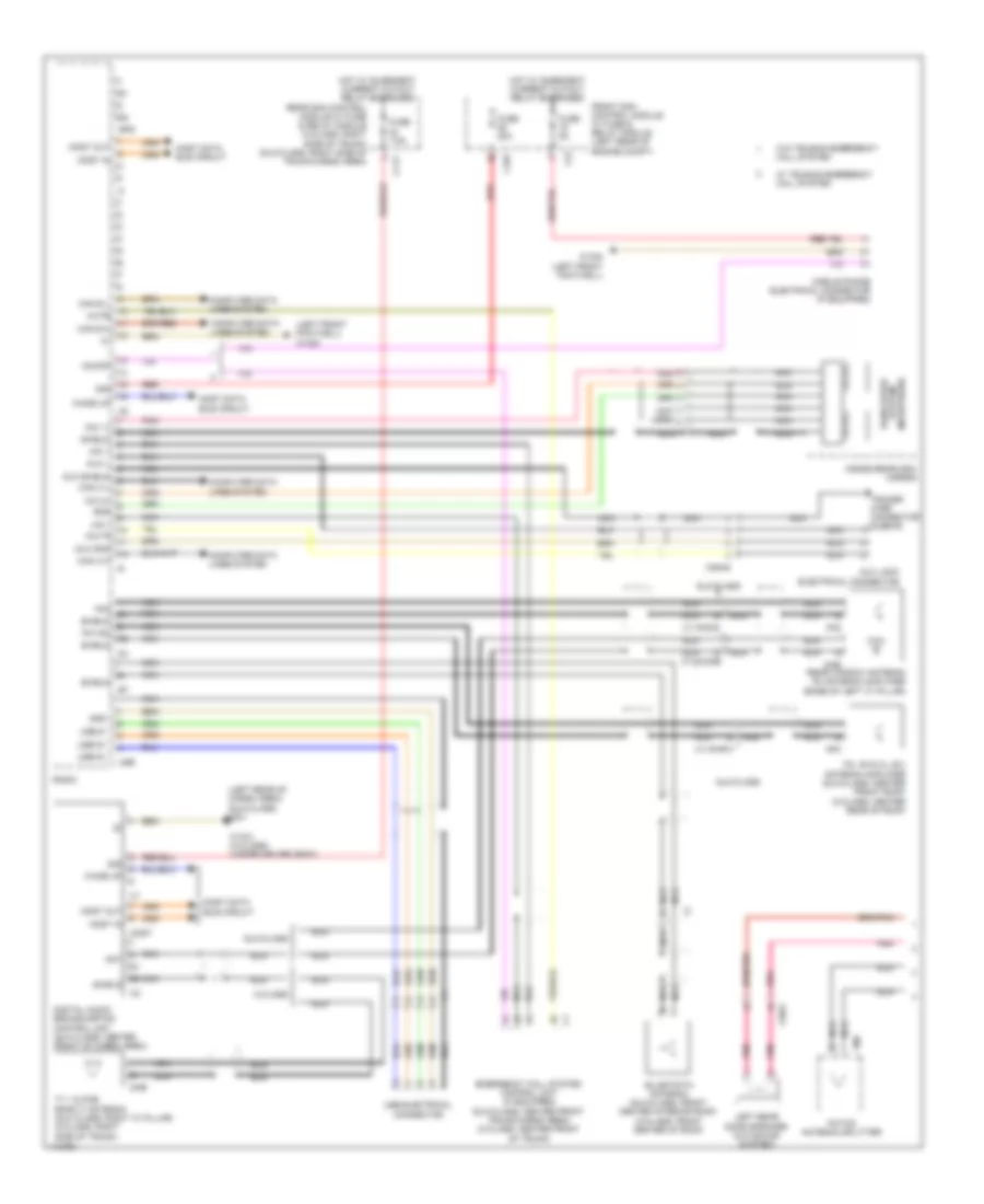 Radio Wiring Diagram 1 of 3 for Mercedes Benz C250 Sport 2013