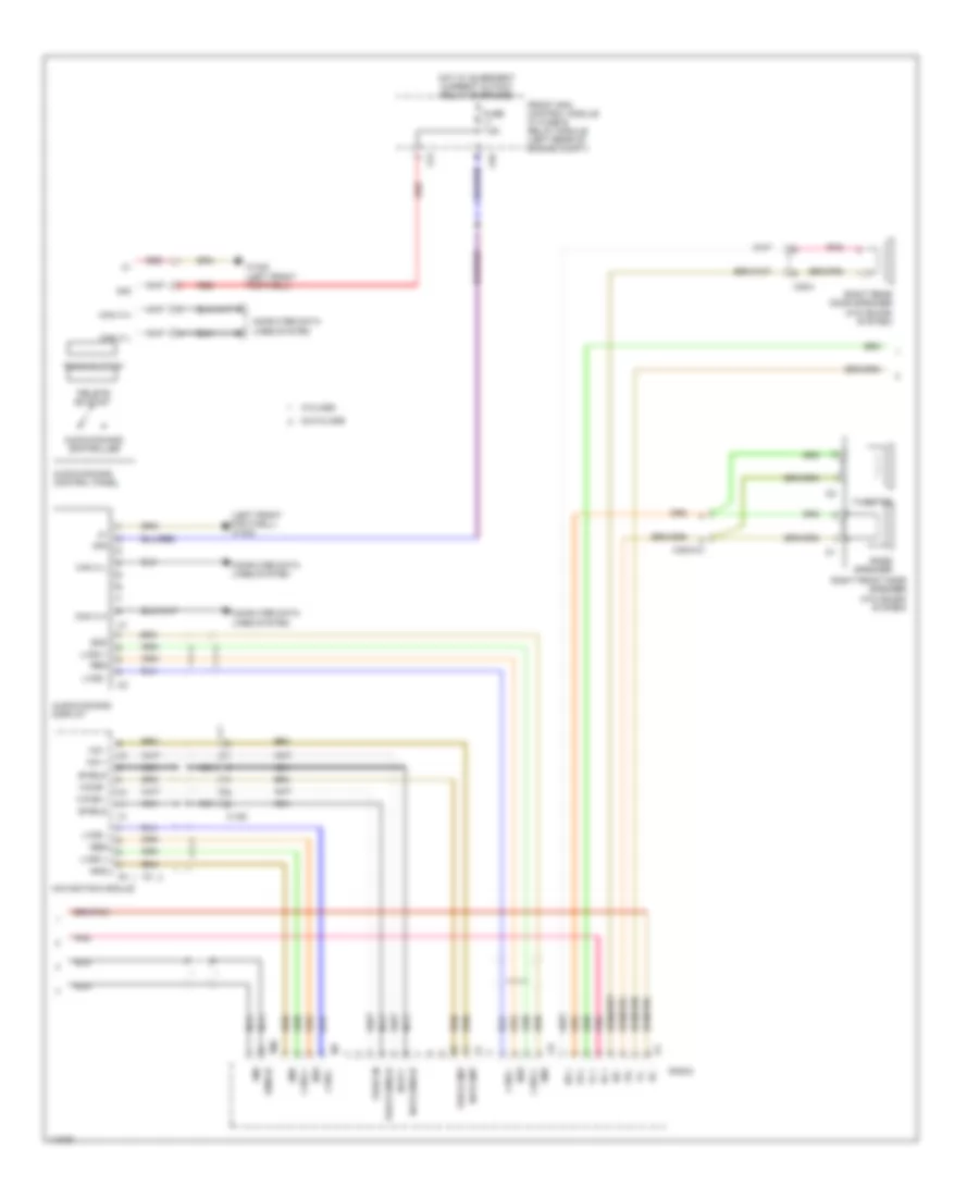 Radio Wiring Diagram 2 of 3 for Mercedes Benz C250 Sport 2013