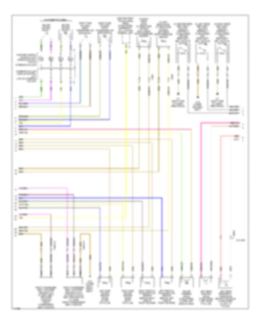 Supplemental Restraint Wiring Diagram 2 of 3 for Mercedes Benz C250 Sport 2013