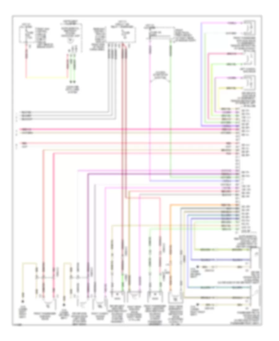 Supplemental Restraint Wiring Diagram 3 of 3 for Mercedes Benz C250 Sport 2013