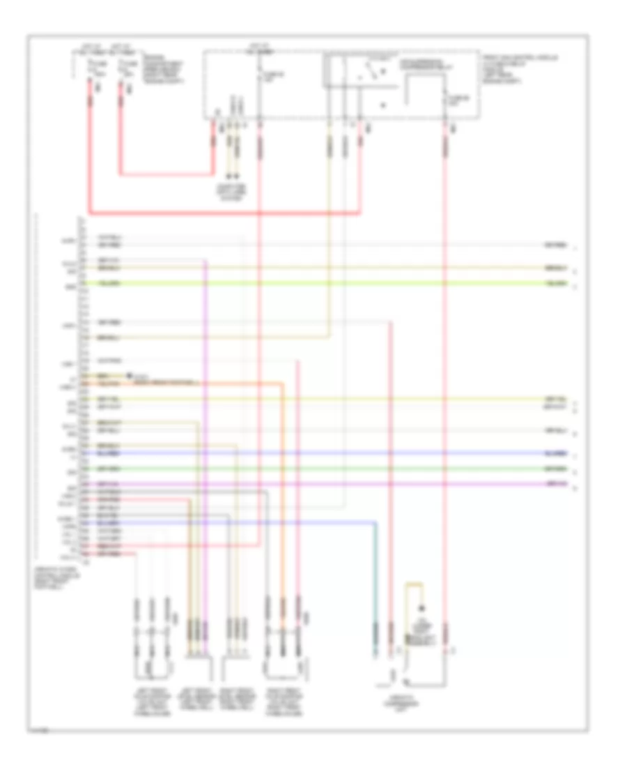 Airmatic Control Wiring Diagram (1 of 2) for Mercedes-Benz S400 2013