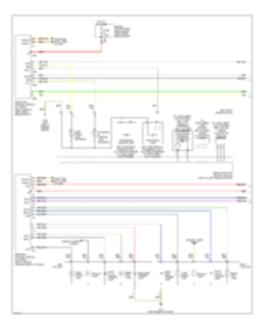 Exterior Lamps Wiring Diagram (1 of 3) for Mercedes-Benz S400 2013