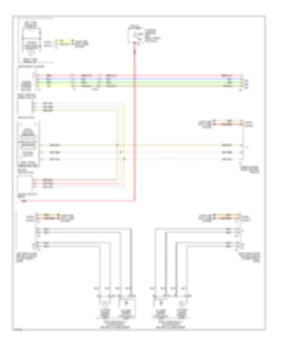 Exterior Lamps Wiring Diagram (3 of 3) for Mercedes-Benz S400 2013