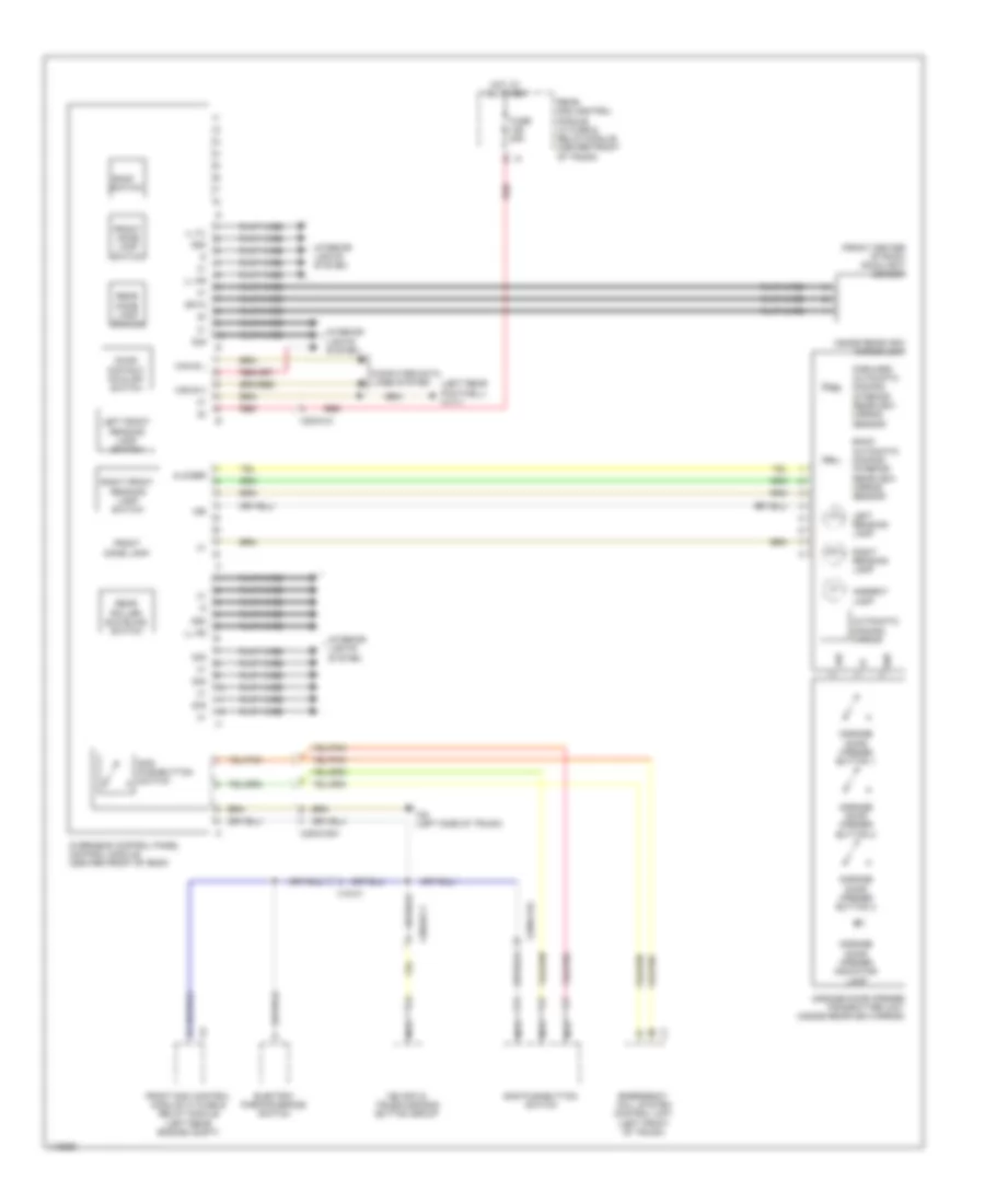 Overhead Console Wiring Diagram for Mercedes Benz S400 2013