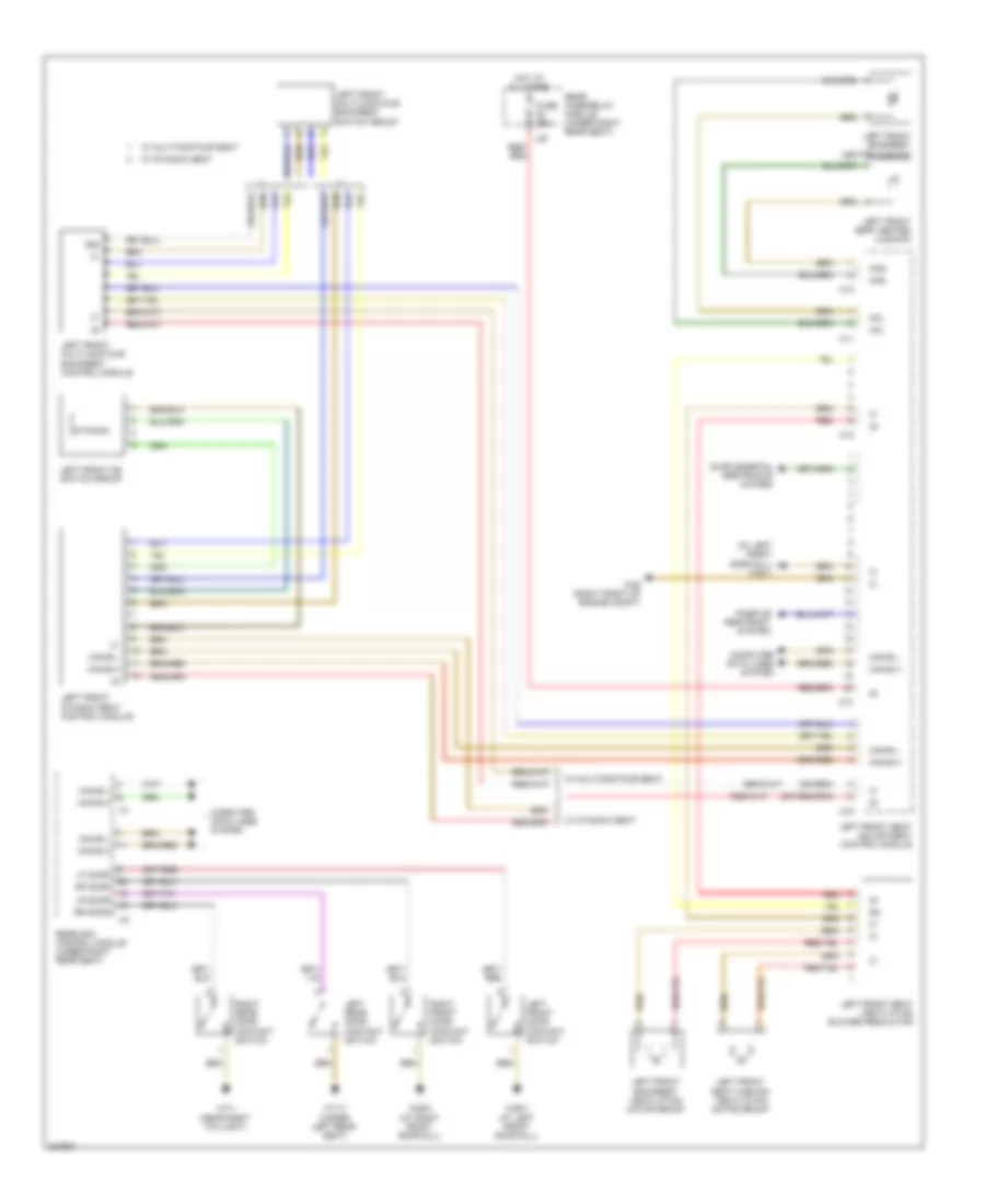 Drivers Memory Seat Wiring Diagram (2 of 2) for Mercedes-Benz S350 2006