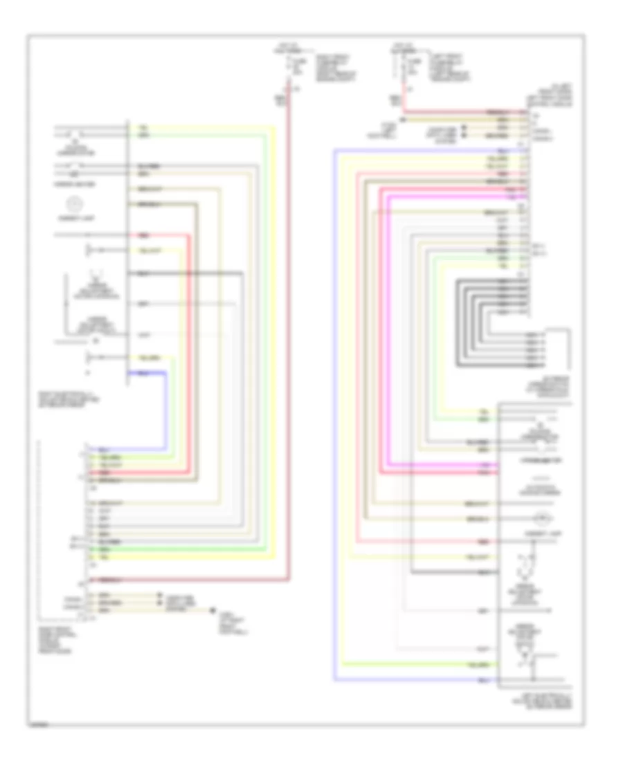 Memory Mirrors Wiring Diagram for Mercedes-Benz S430 4Matic 2006
