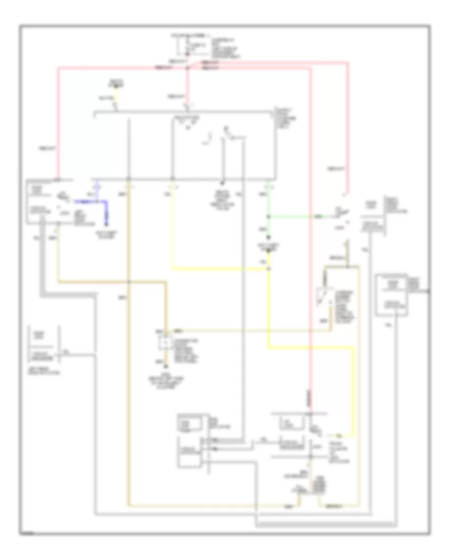 Power Door Lock Wiring Diagram for Mercedes-Benz 300SEL 1990