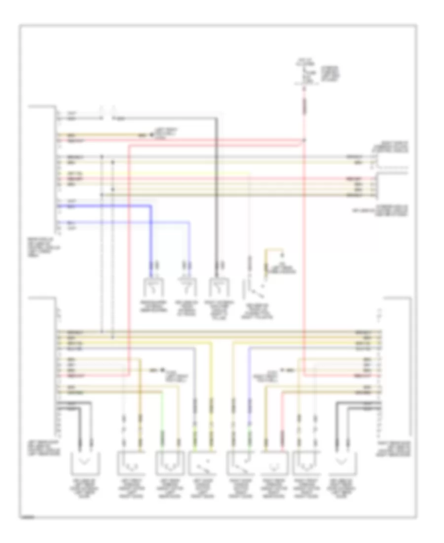 Keyless Go System Wiring Diagram for Mercedes-Benz E500 2003