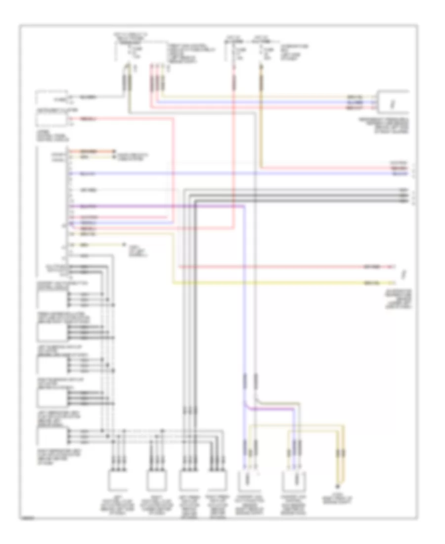 Automatic AC Wiring Diagram (1 of 2) for Mercedes-Benz CLK350 2007
