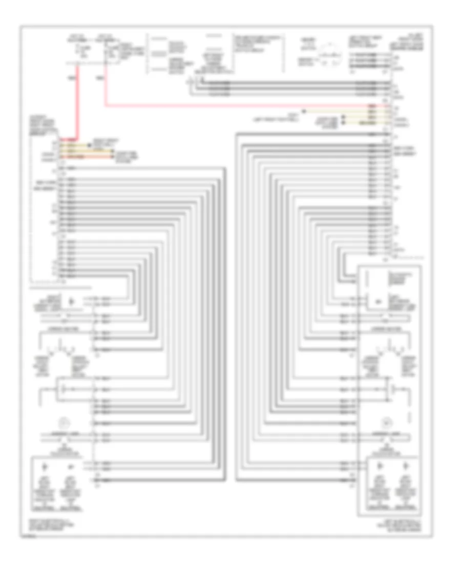 Memory Mirrors Wiring Diagram for Mercedes Benz S550 4Matic 2009