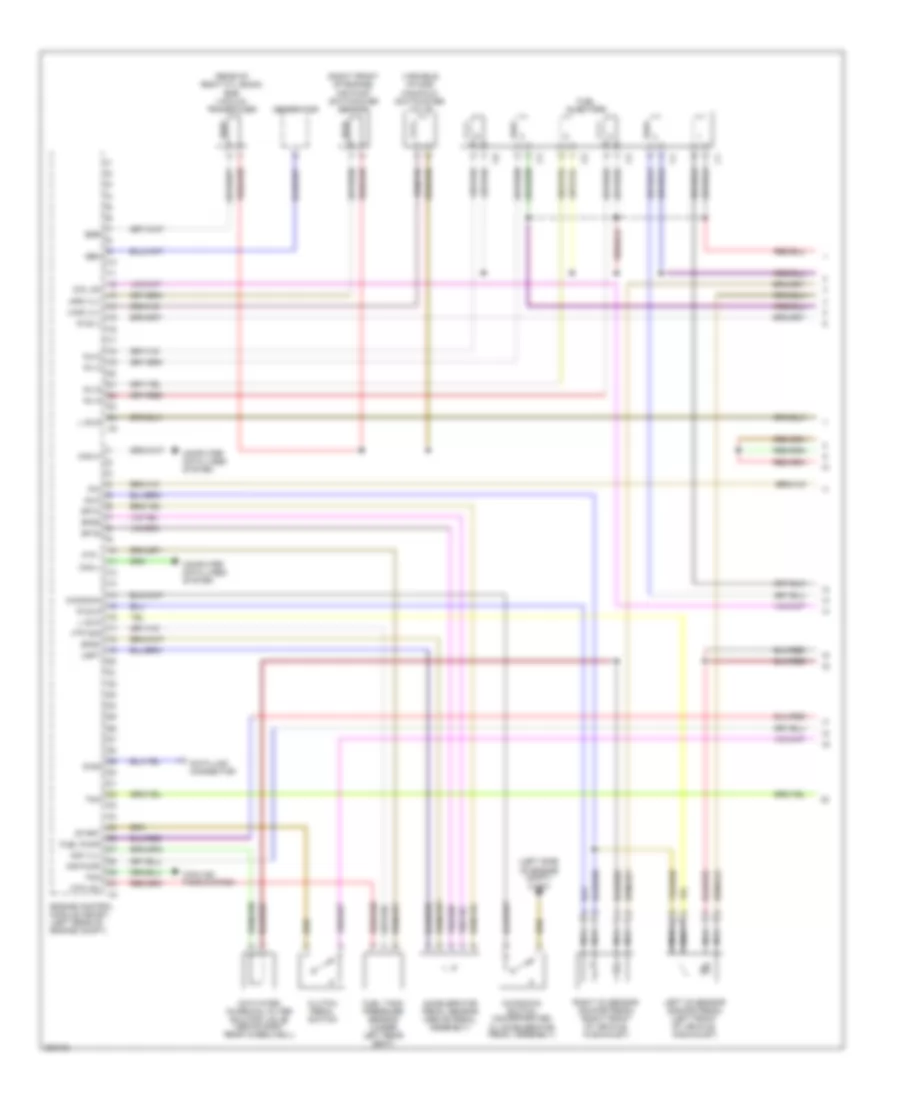 Engine Performance Wiring Diagram 1 of 3 for Mercedes Benz C320 2004