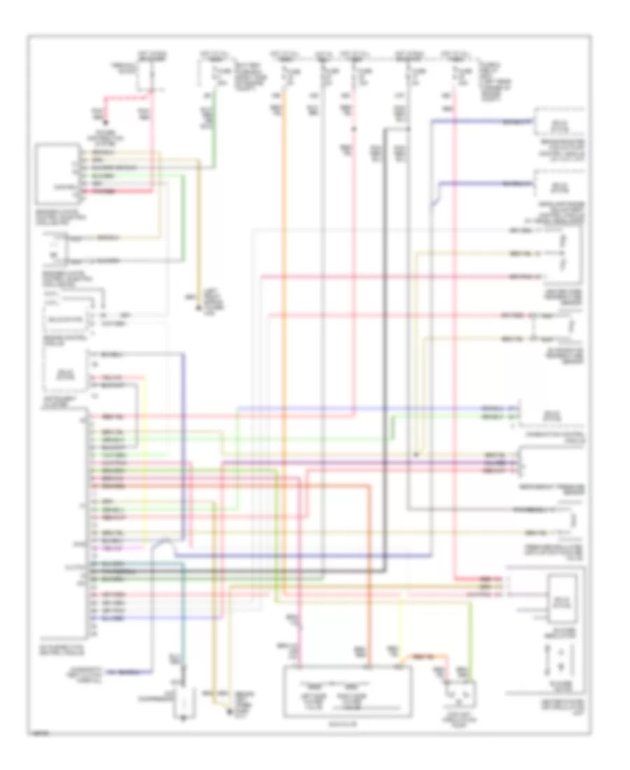 Automatic AC Wiring Diagram for Mercedes-Benz SLK320 2002