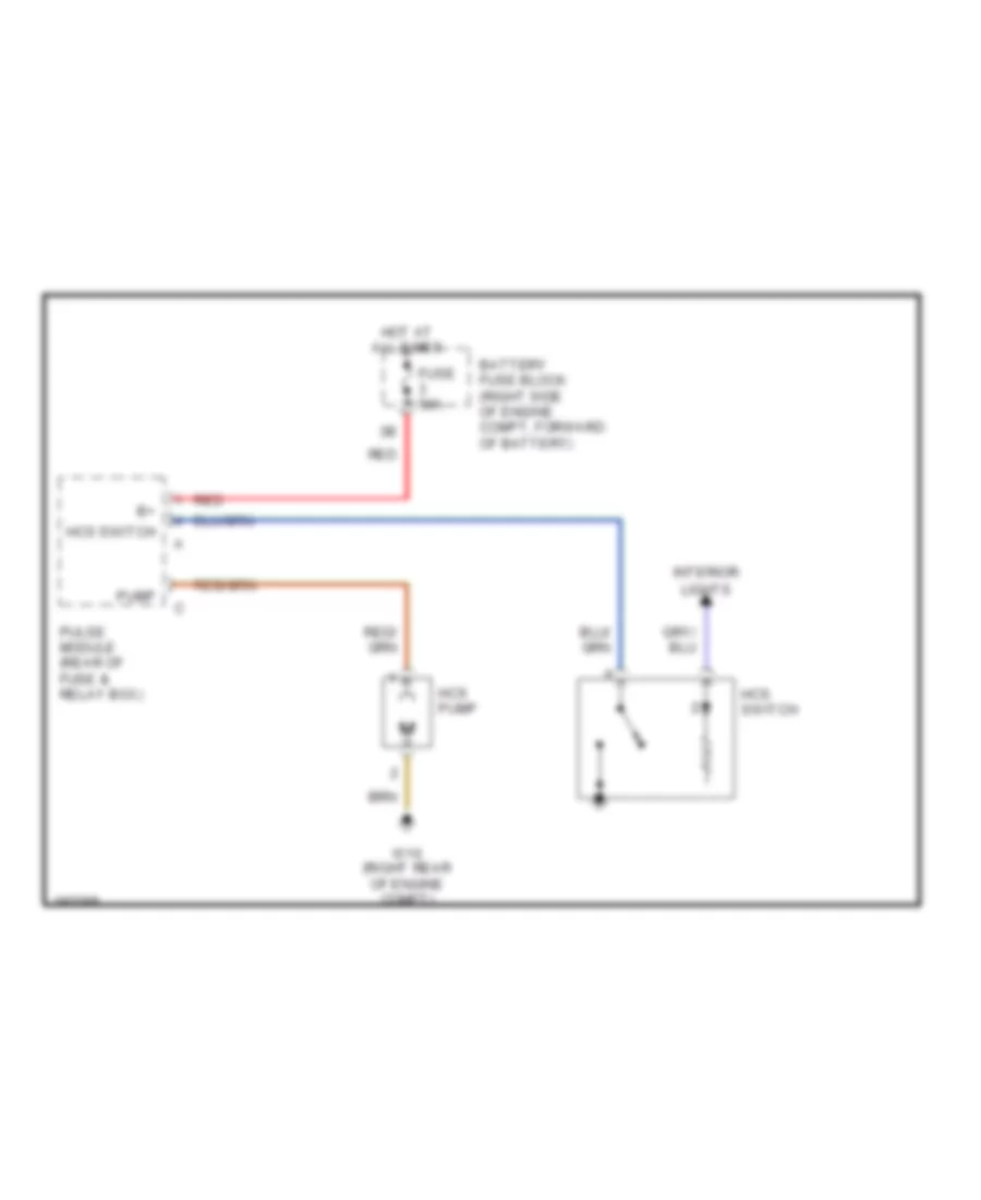 схема шайбы фары для Mercedes-Benz SLK320 2002