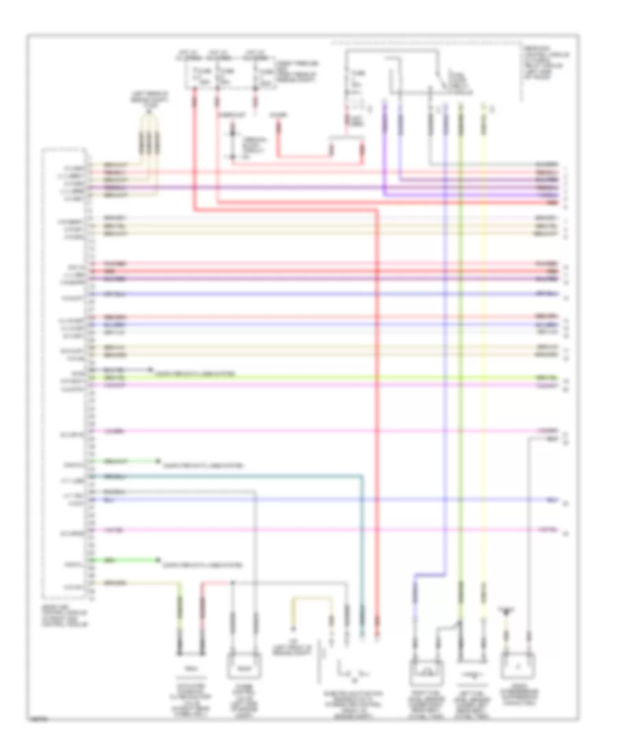 5 5L Engine Performance Wiring Diagram 1 of 5 for Mercedes Benz CLK550 2007