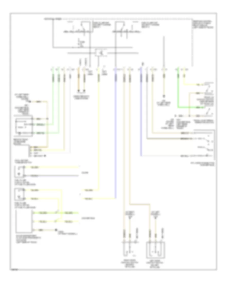 Power Door Locks Wiring Diagram (2 of 2) for Mercedes-Benz CLK550 2007