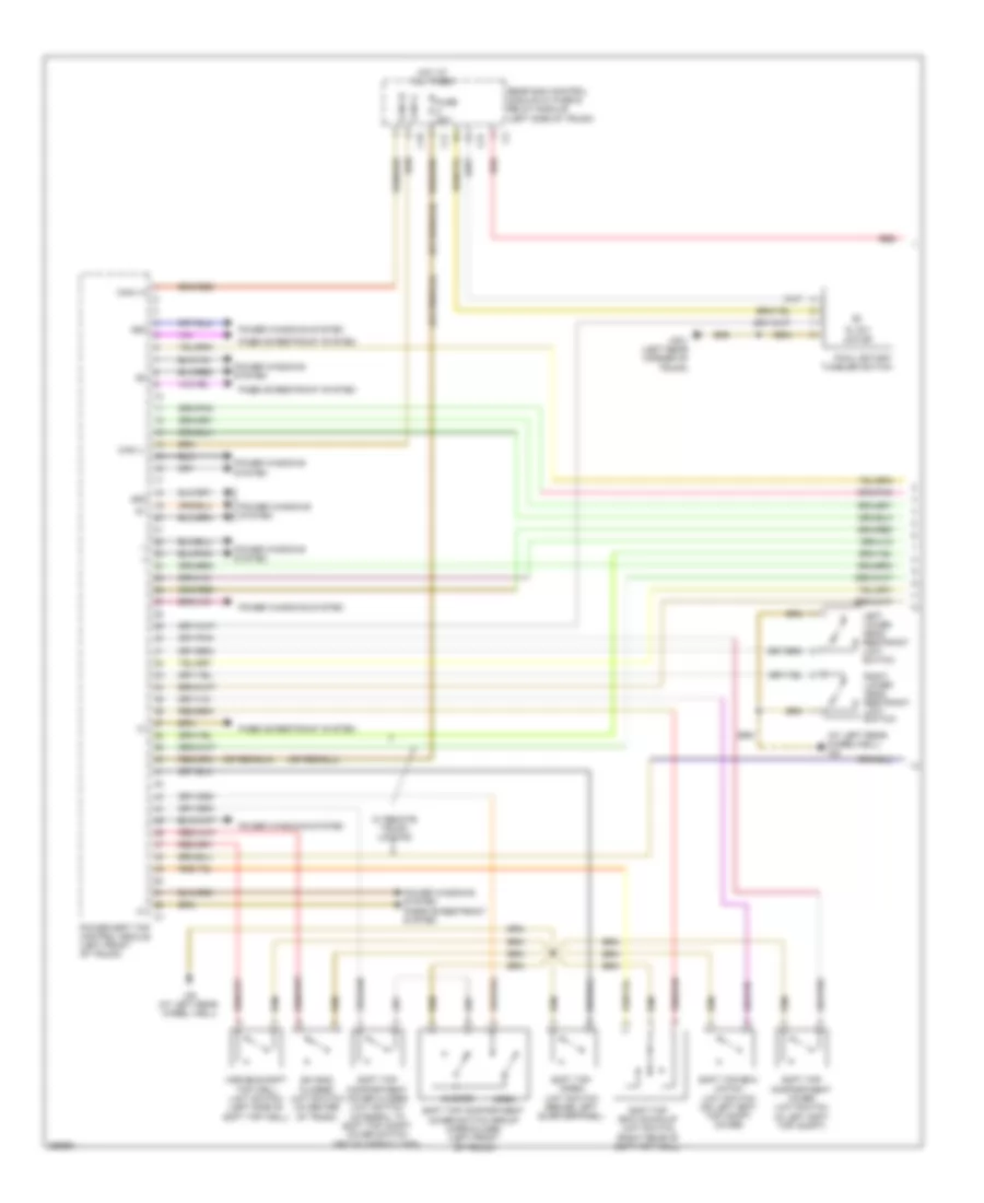 Convertible Top Wiring Diagram 1 of 2 for Mercedes Benz CLK550 2007