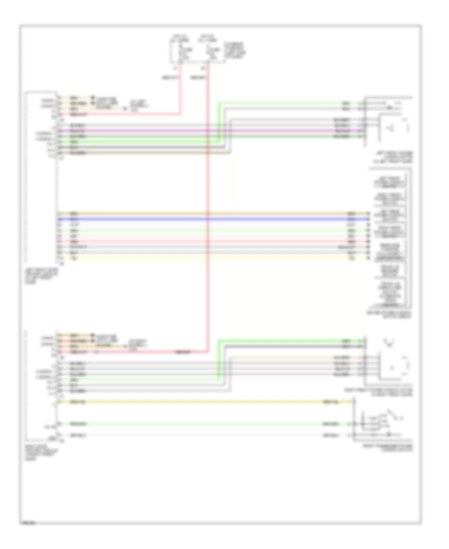 Power Windows Wiring Diagram, Coupe (1 of 2) for Mercedes-Benz CLK550 2007